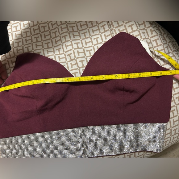 Bedazzled cropped tank cami sari saree blouse - Picture 3 of 6